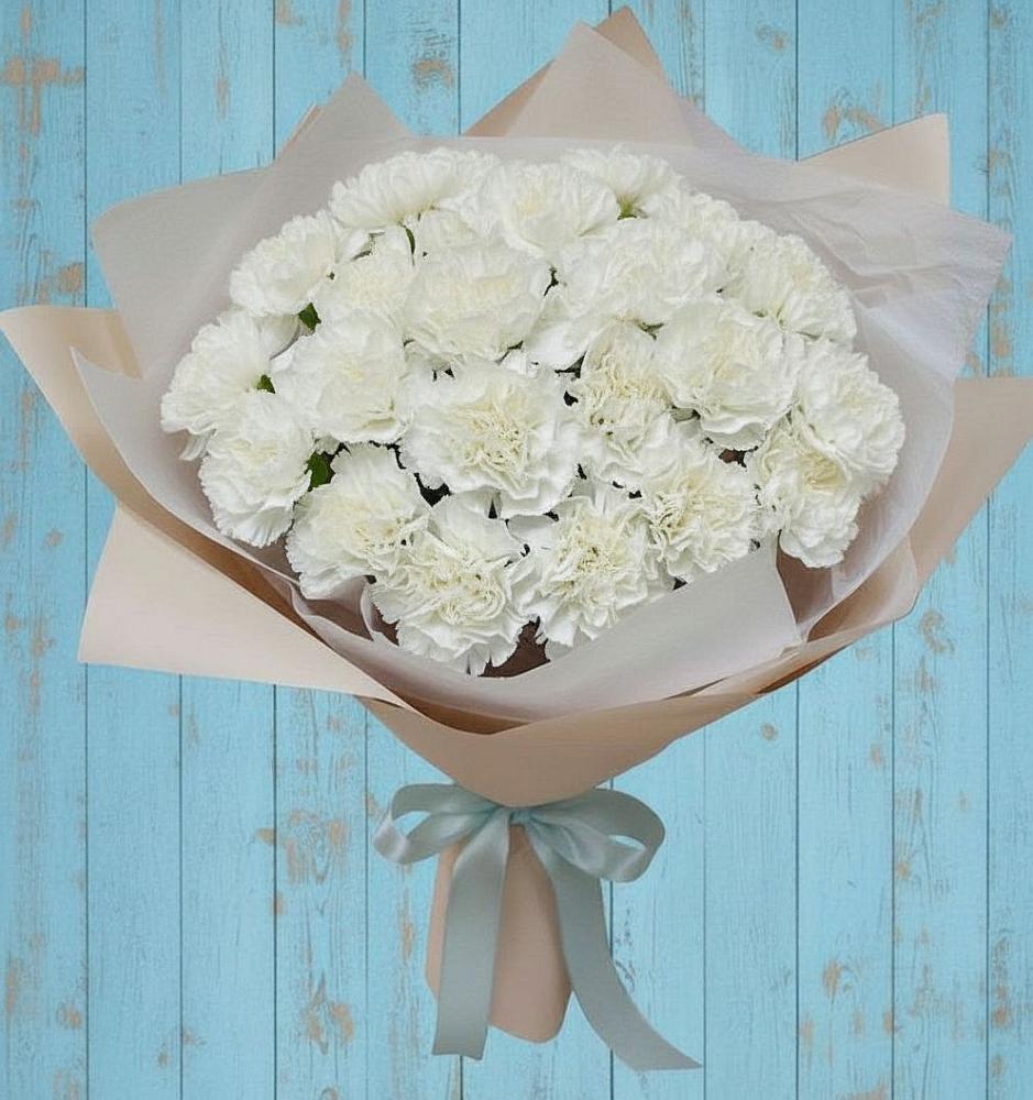 Букет цветов из: Гвоздики в Рышково