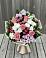 Букет цветов из: Альстромерии, Гвоздики, Розы и Хризантемы в Рышково