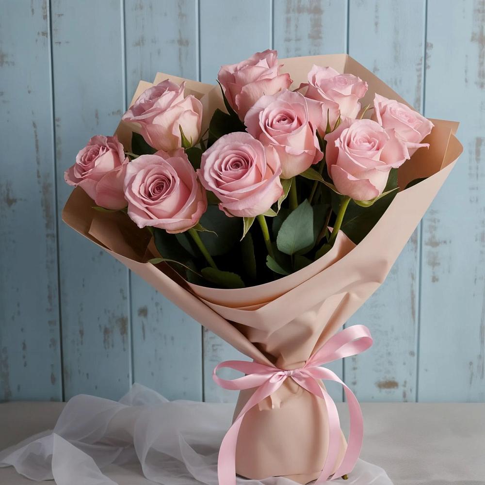 Букет цветов из: Розы в Рышково