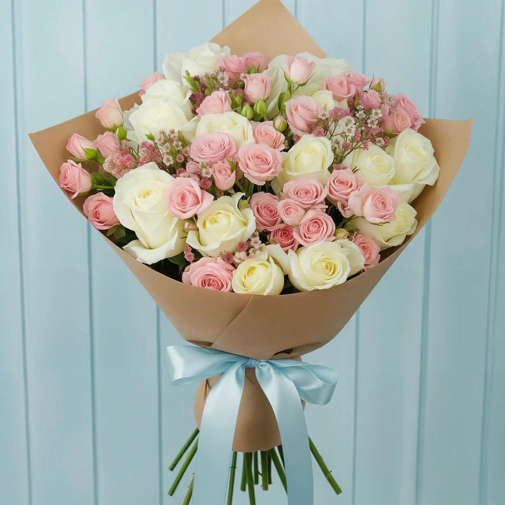 Букет цветов из: Розы в Рышково