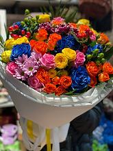 Букет цветов из:  Розы и Хризантемы #REPLACE_PRED# Рышково