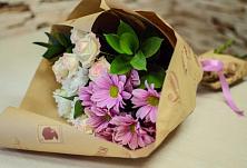 Букет цветов из:  Розы и Хризантемы #REPLACE_PRED# Рышково