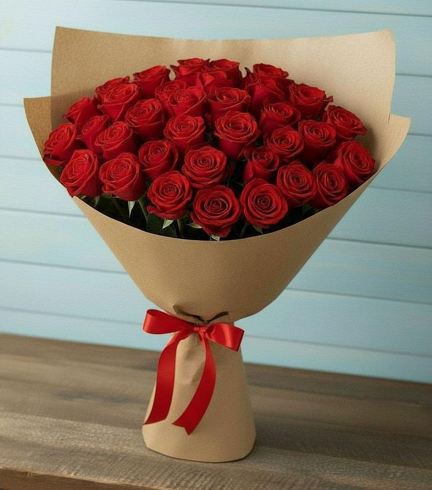 Букет Красные розы Милано в Рышково