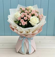 Букет цветов из:  Розы в Рышково