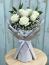Букет цветов из:  Розы в Рышково