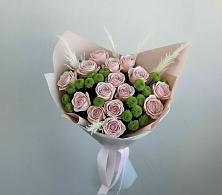 Букет цветов из:  Розы и Хризантемы #REPLACE_PRED# Рышково