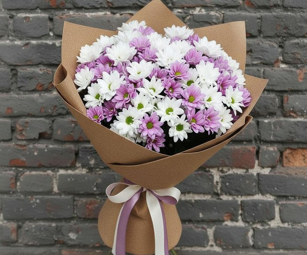 Букет цветов из: Хризантемы в Рышково