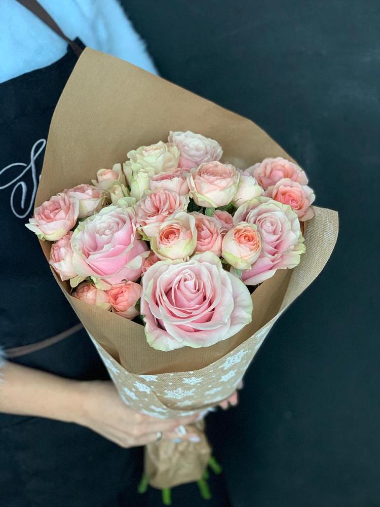 Букет цветов из: Хризантемы и Розы в Рышково