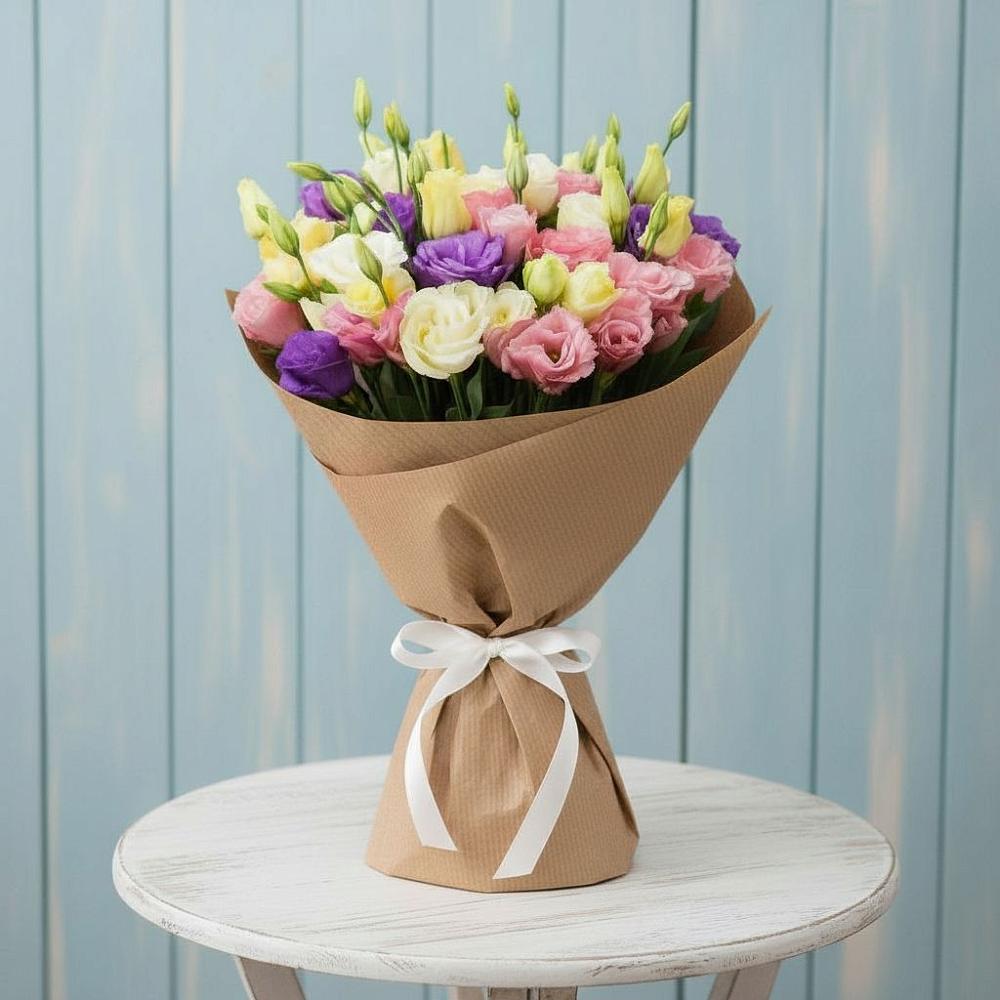 Букет цветов из: Лизиантусы в Рышково