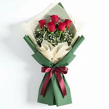Букет цветов из:  Розы в Рышково