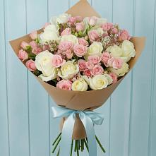 Букет цветов из:  Розы в Рышково